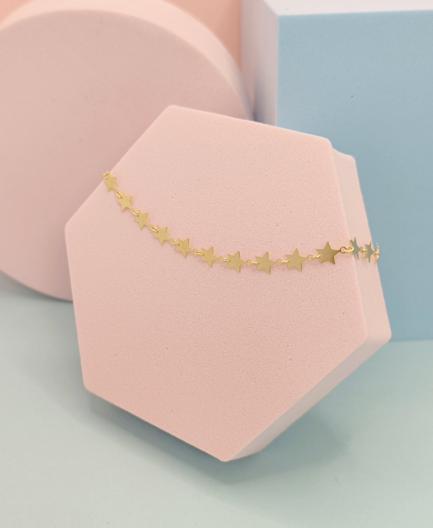 Little Stars Chain Bracelet - Gold Plated 925 Sterling Silver