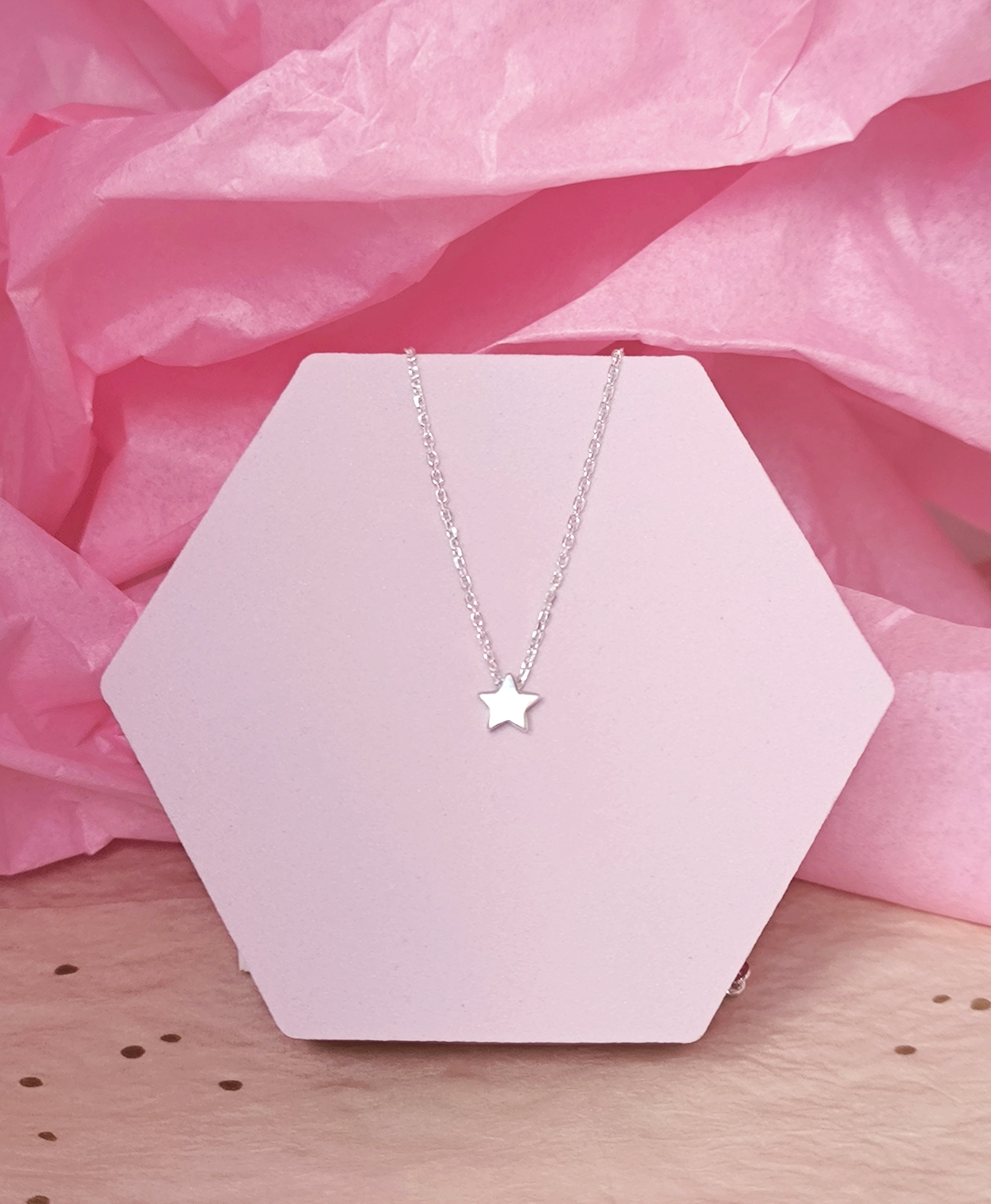 Mini Star Necklace – 925 Sterling Silver. L001