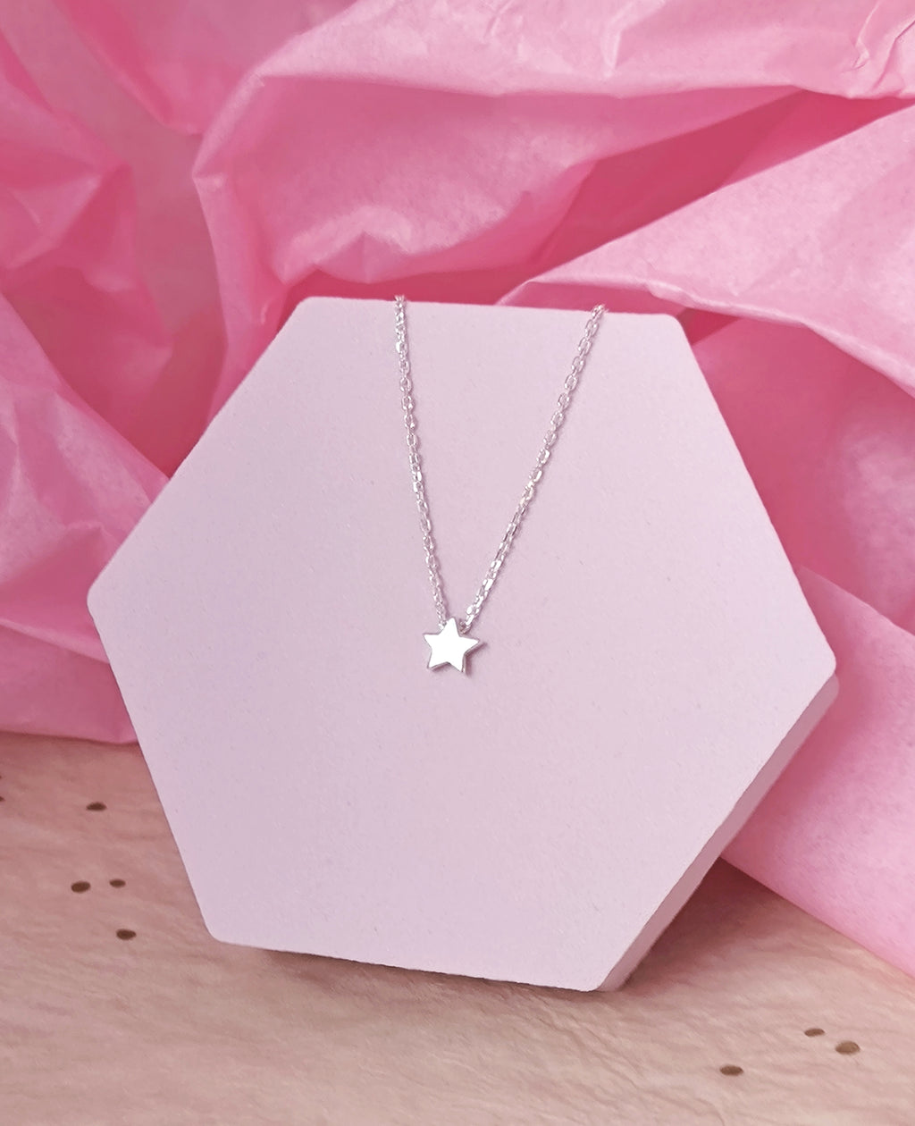 Mini Star Necklace – 925 Sterling Silver. L001